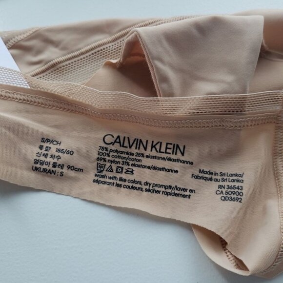 Lot of 2 assorted Calvin Klein BNWT lightweight brief thong underwear SMALL - Picture 6 of 8